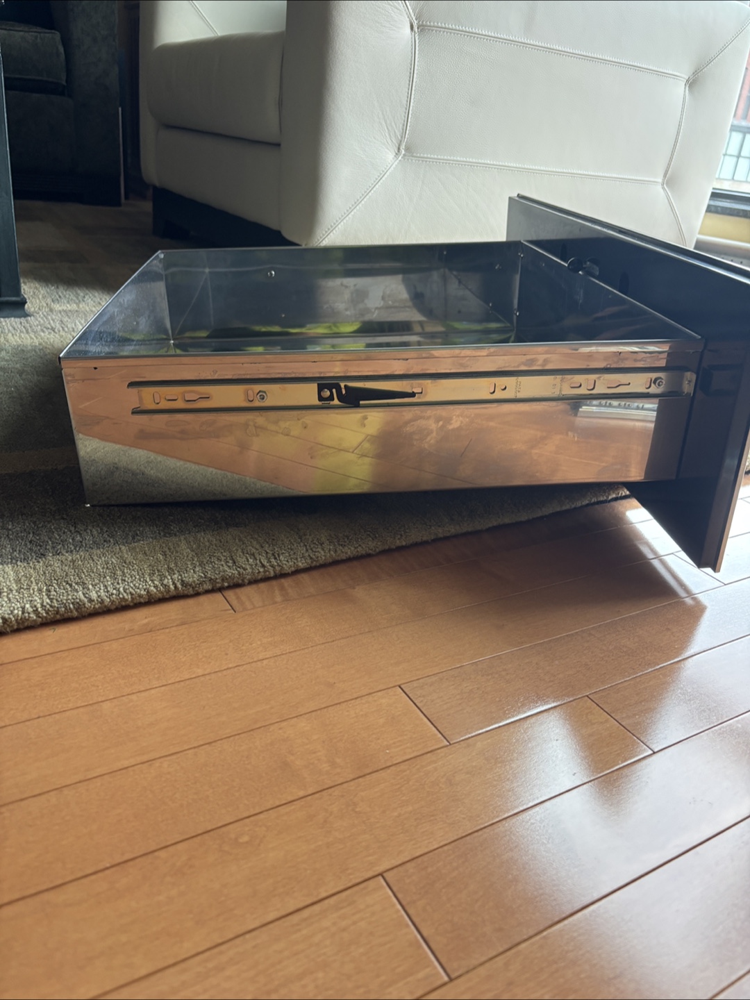 Stainless Steel Drawer with Slides - photo 3