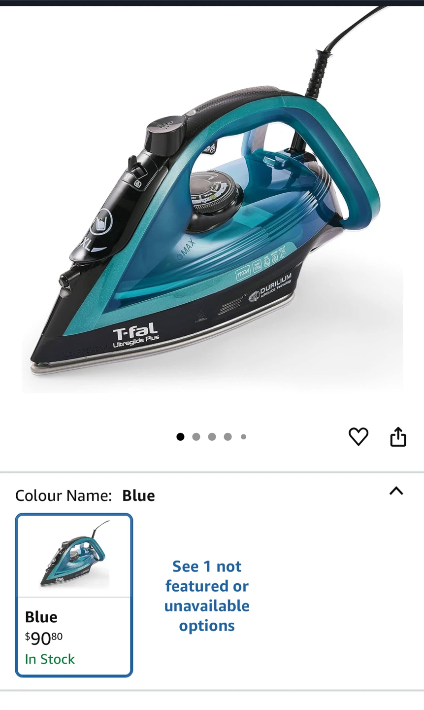 T-fal Ultraglide Plus Iron - Blue