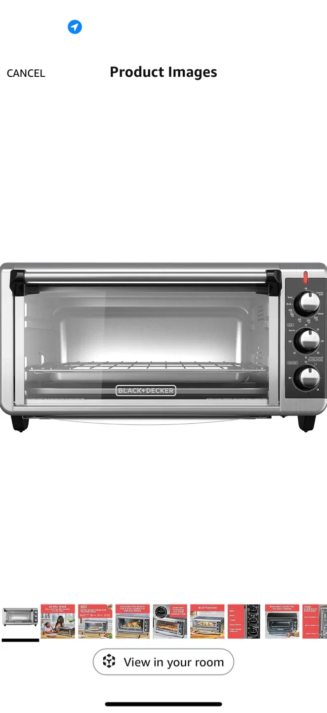 Panasonic Microwave Oven & Black+Decker Toaster Oven thumbnail