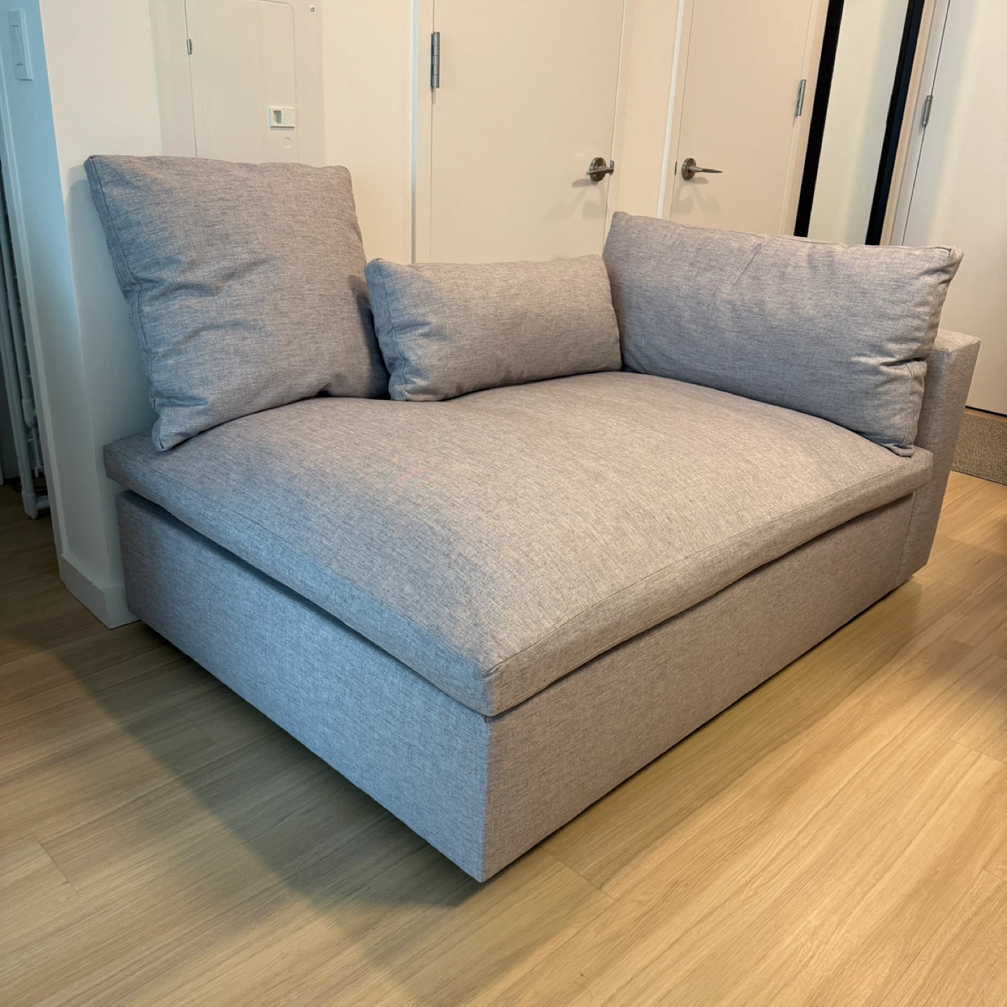West Elm Harmony Chaise sofa - photo 3