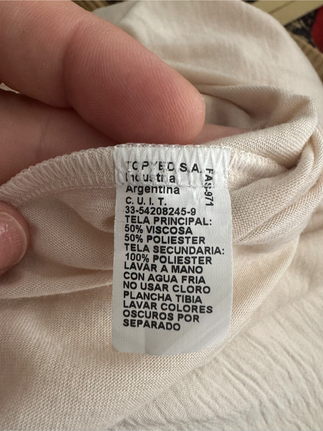 Nuevos Basicos Beige Blouse - Size Extra Large - photo 4