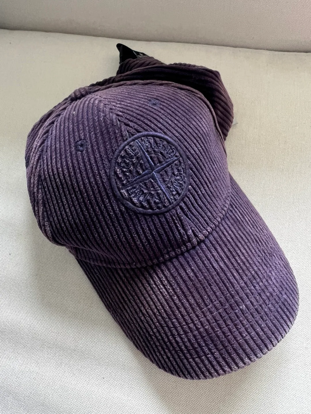 Stone Island Purple Corduroy Cap thumbnail