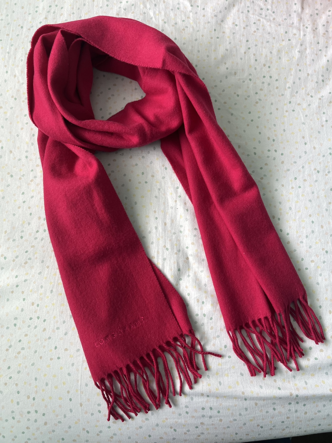 Longchamp Wool & Cashmere Scarf
