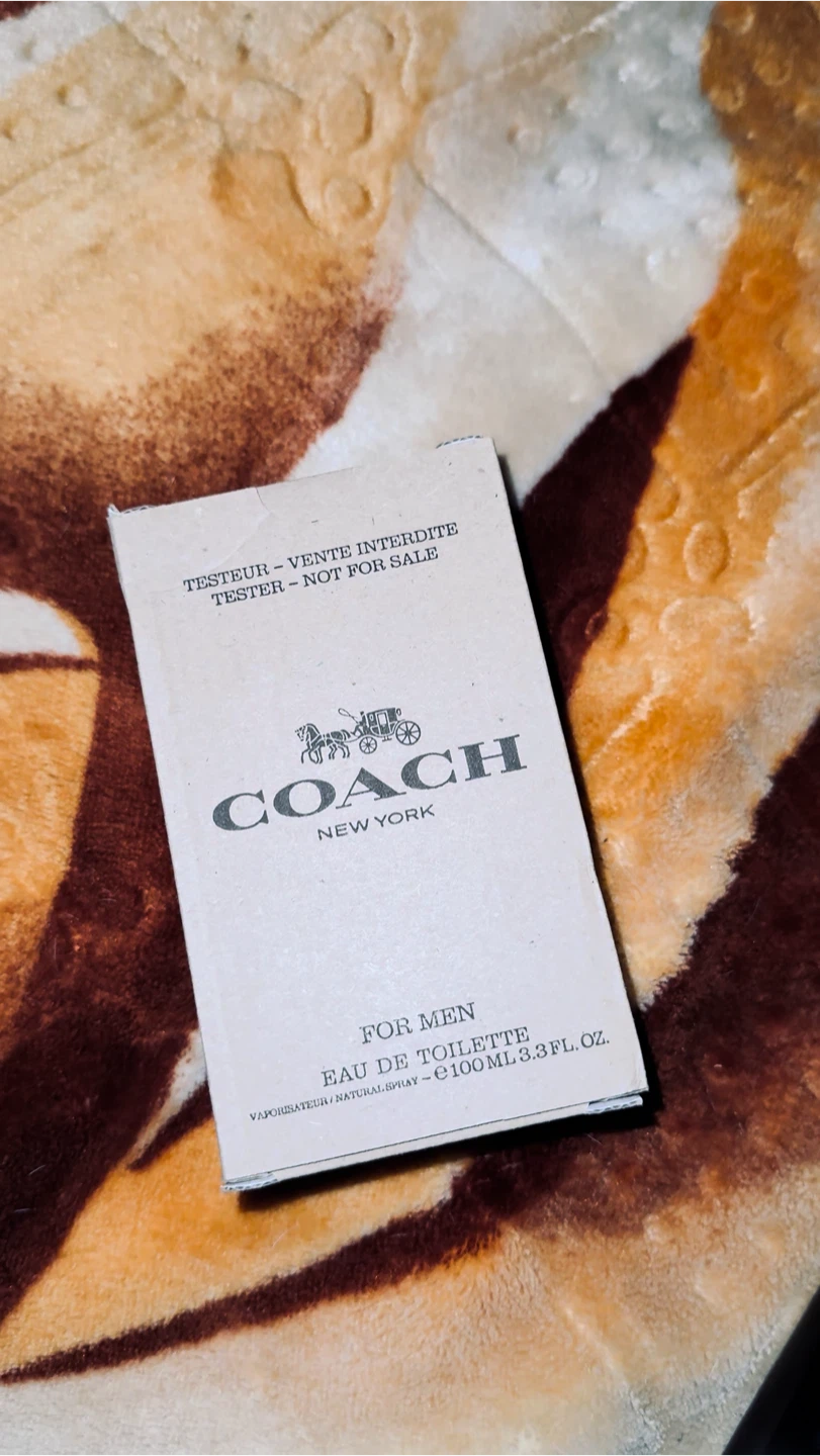 3.4 oz Coach New York For Men EDT with tester box - photo 3