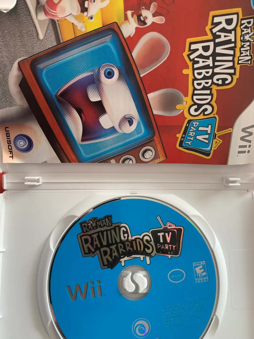 Nintendo Wii Games:, Raving Rabbids, Big Brain Academy, Cars image indicator(4)