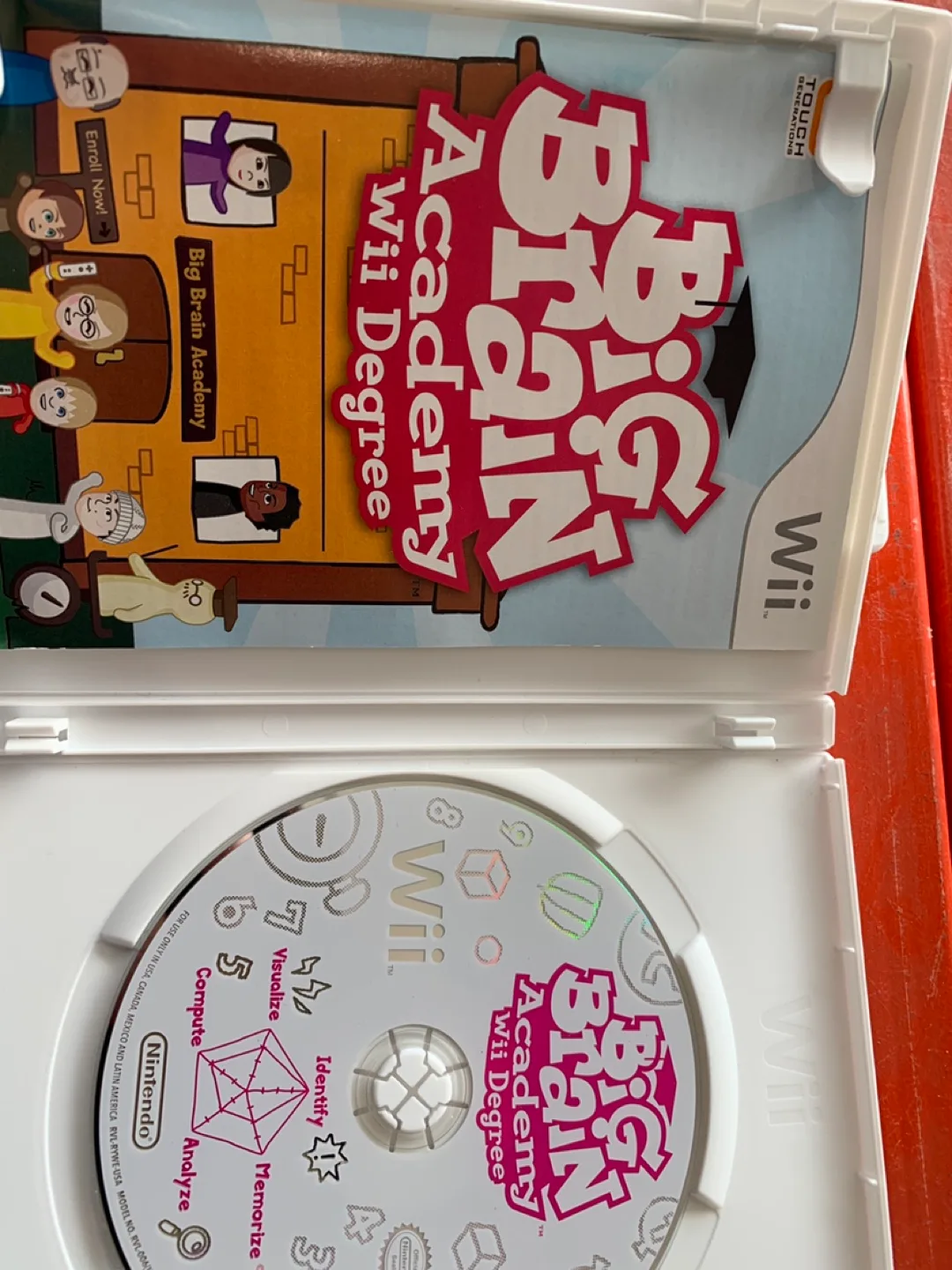 Nintendo Wii Games:, Raving Rabbids, Big Brain Academy, Cars image indicator(5)