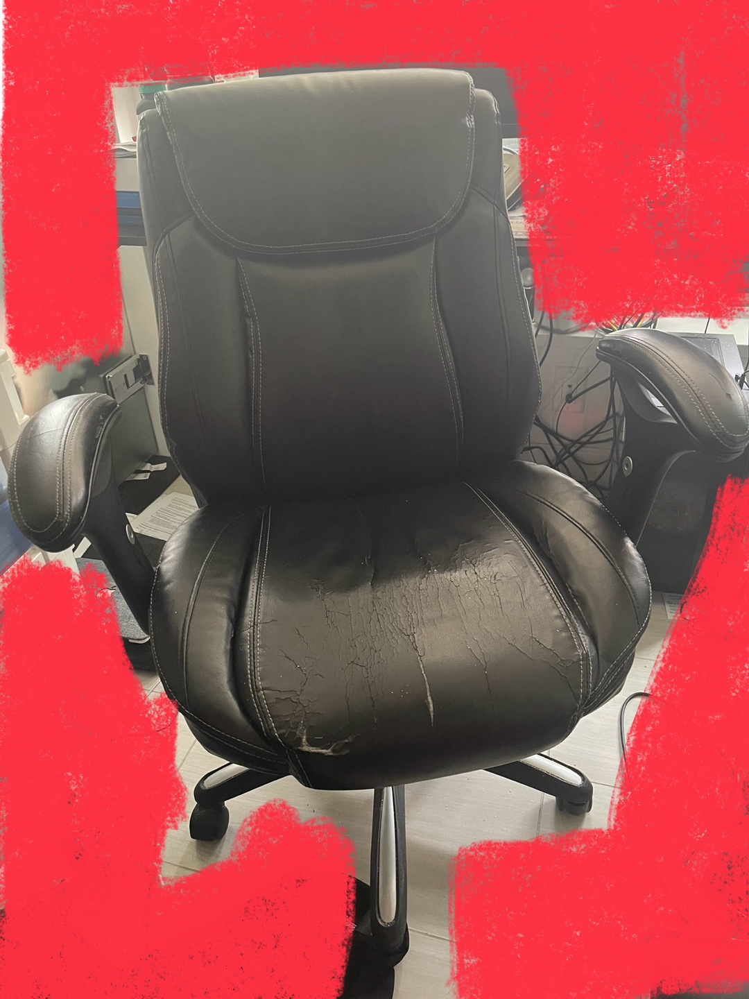 Office leather chair - photo 2
