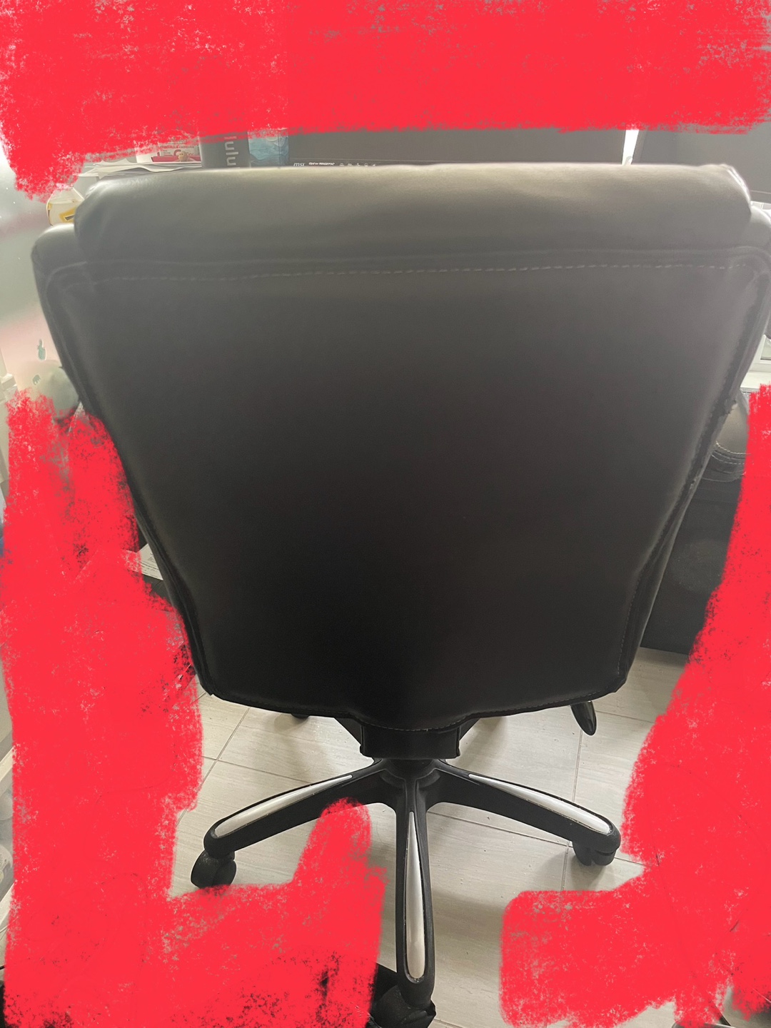 Office leather chair - photo 3