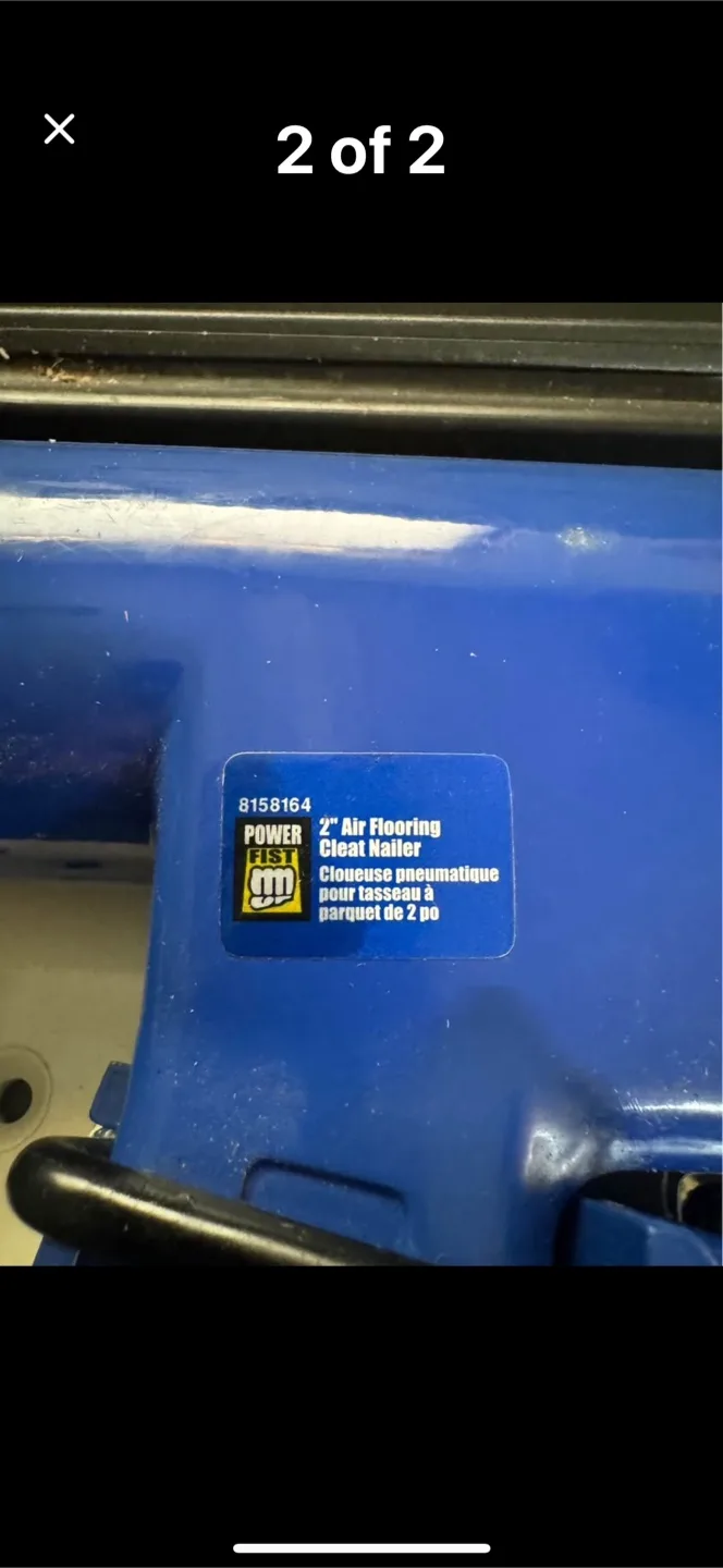 Powerfist 2" Air Flooring Cleat Nailer image indicator(2)