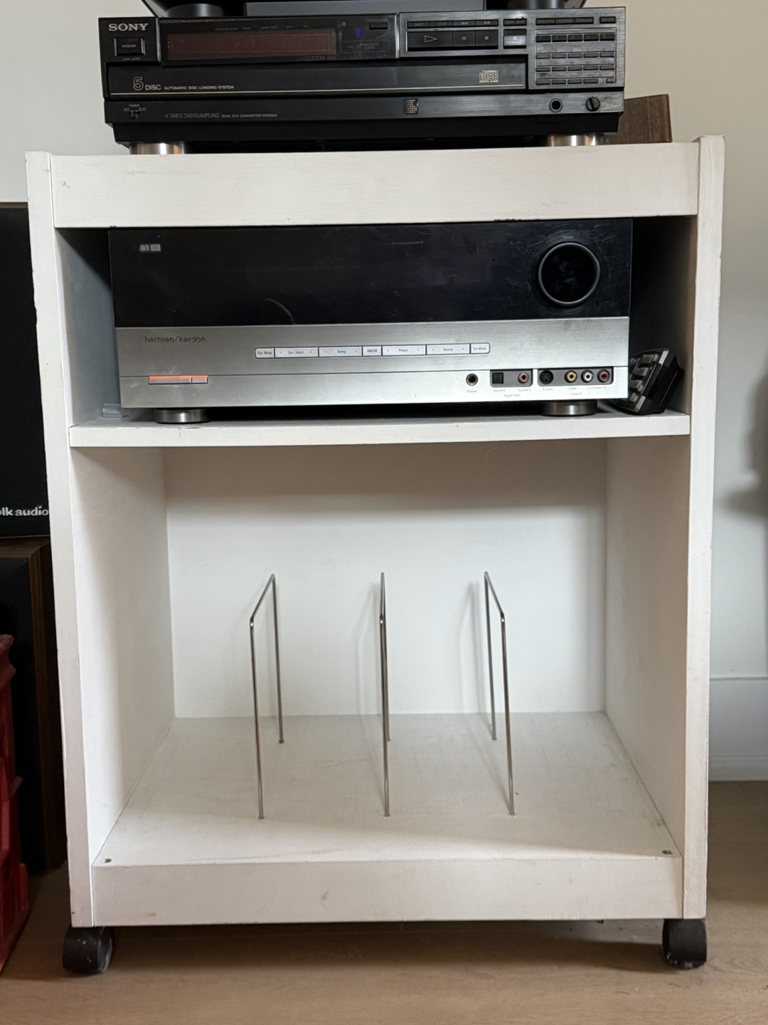 Audio Equipment Rack with Wheels - photo 3