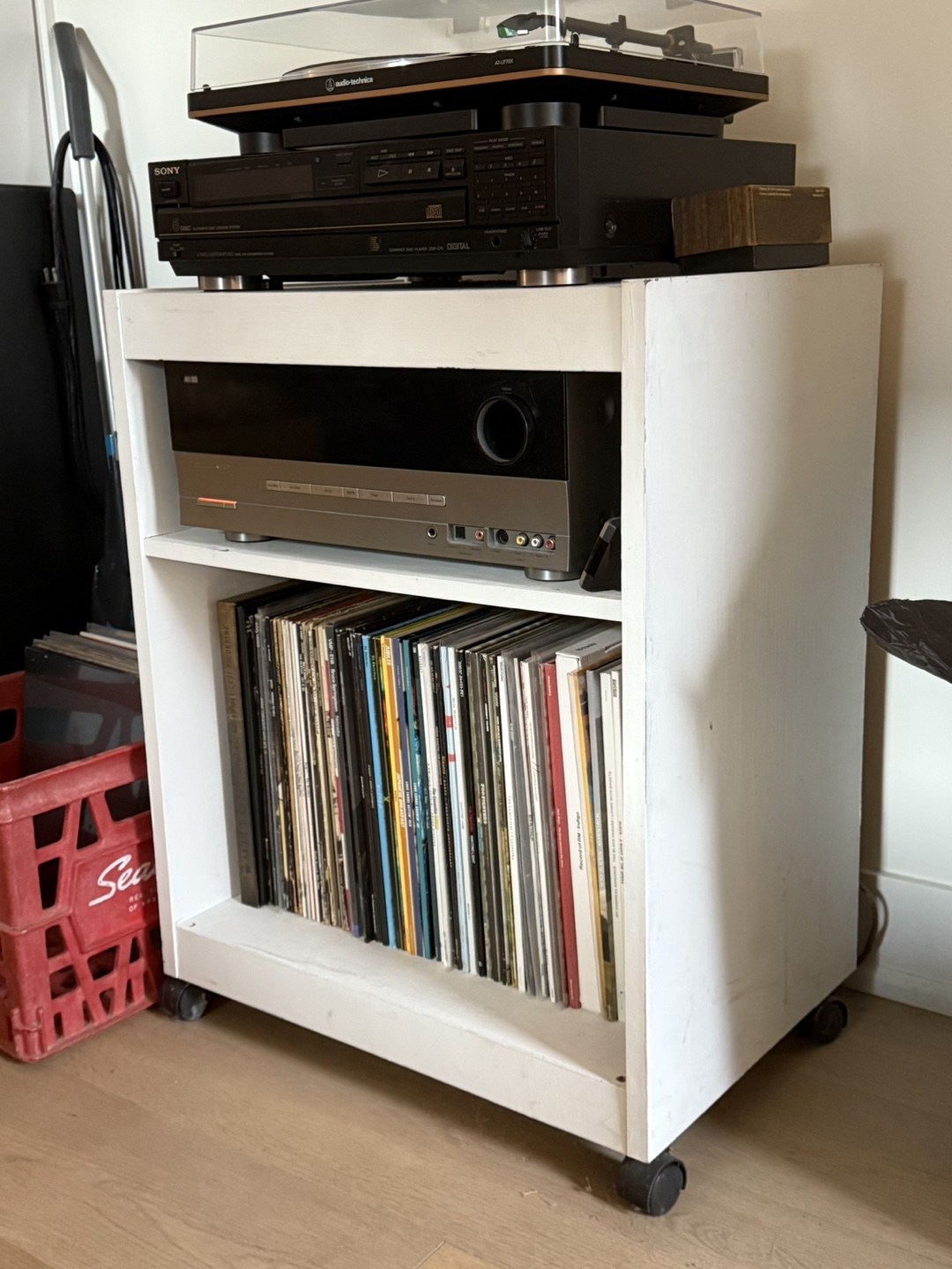 Audio Equipment Rack with Wheels - photo 2