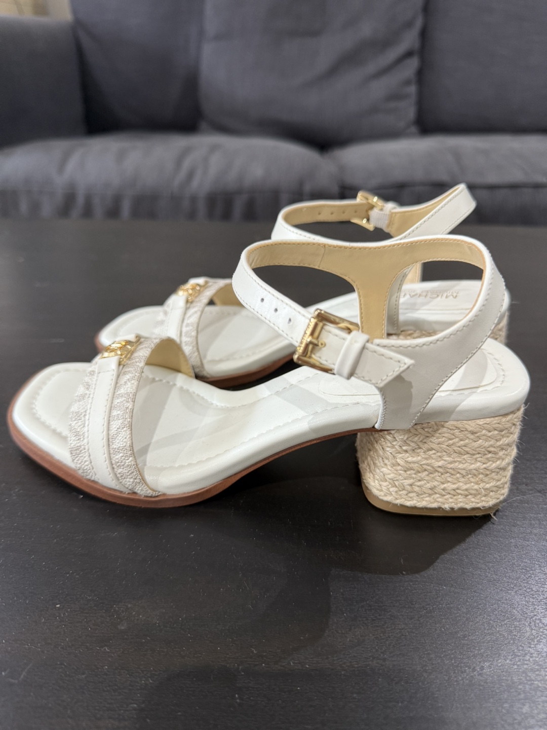 Michael Kors White Sandals - Size 5.5 - photo 2