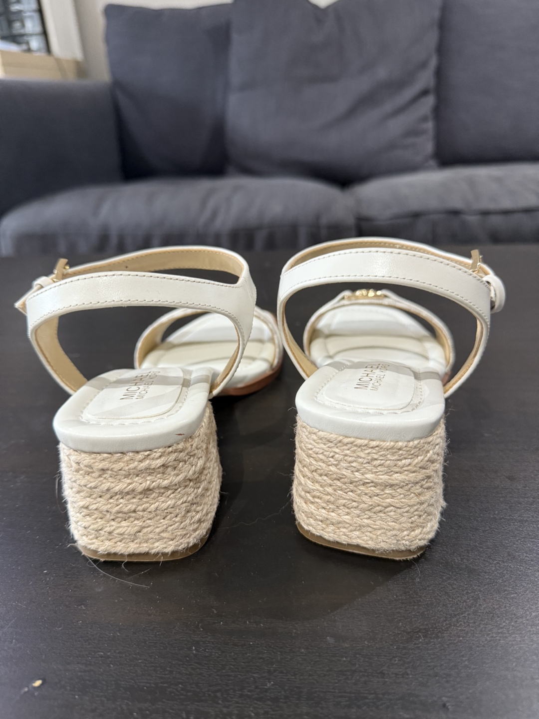 Michael Kors White Sandals - Size 5.5 - photo 3