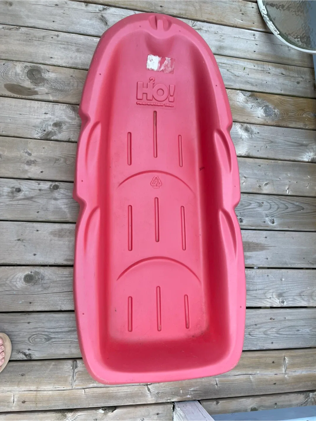HO! Red Plastic Sled image indicator(3)