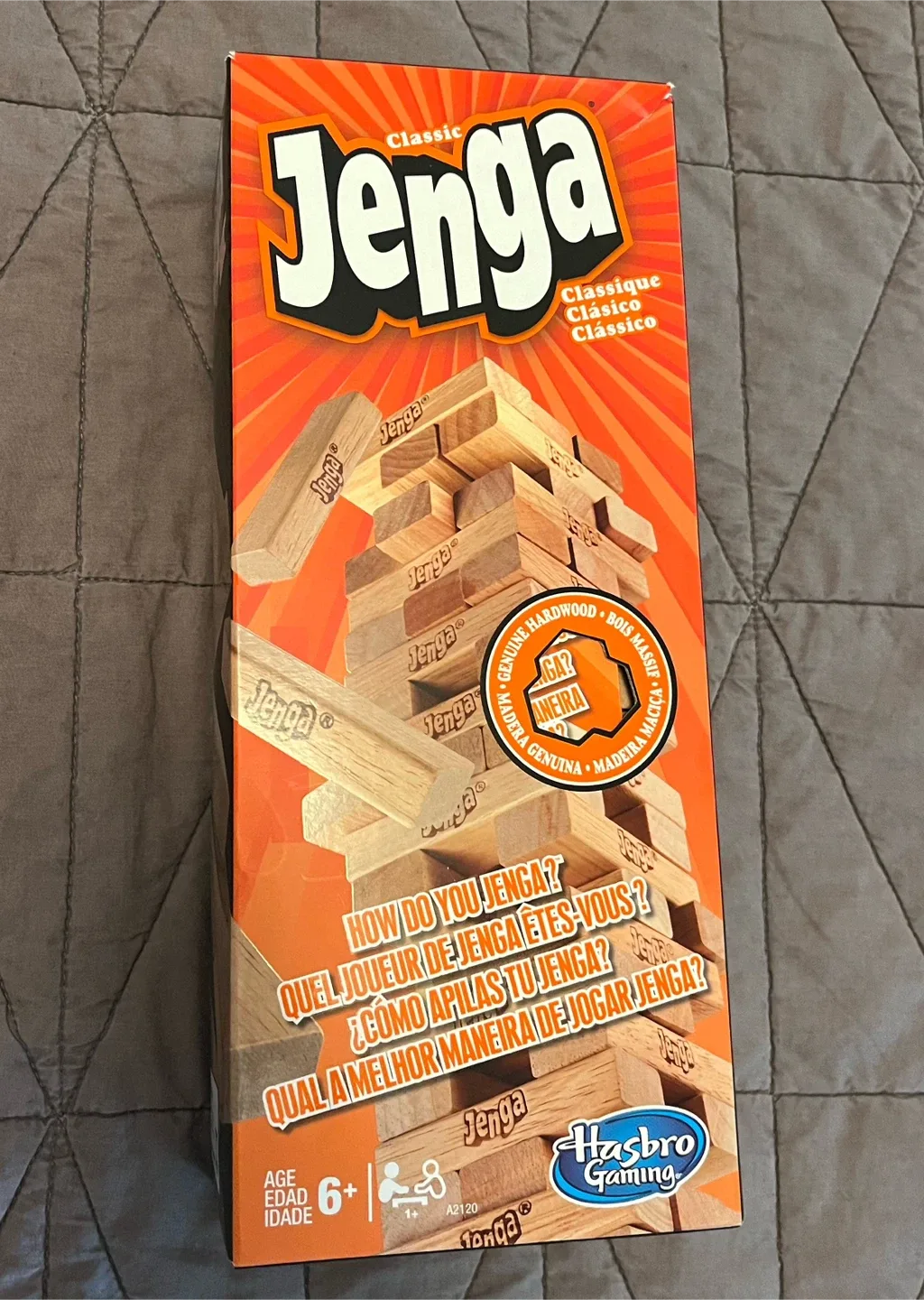 Classic Jenga Game by Hasbro thumbnail