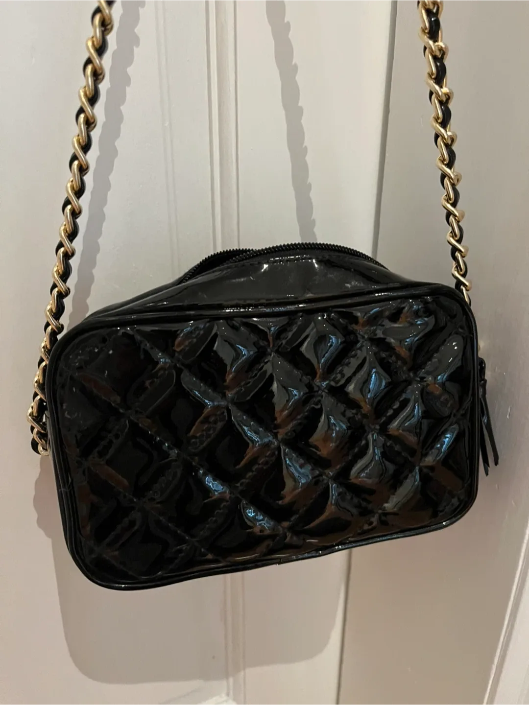 Vintage Jennifer Moore Black Quilted Chain Bag thumbnail
