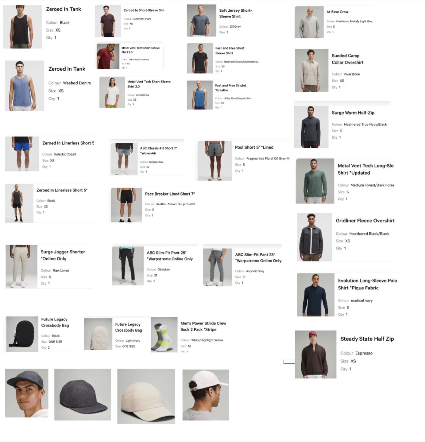 Massive Lululemon Men's Collection *HUGE SAVINGS!*