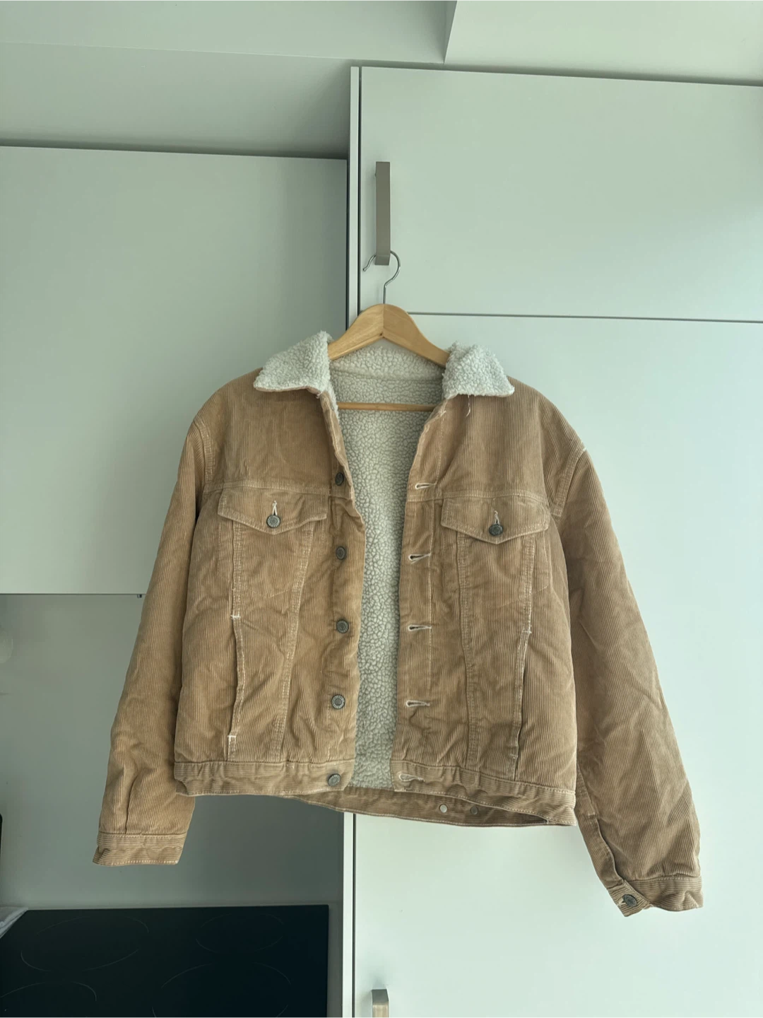 🤎 Corduroy Jacket with Sherpa Collar