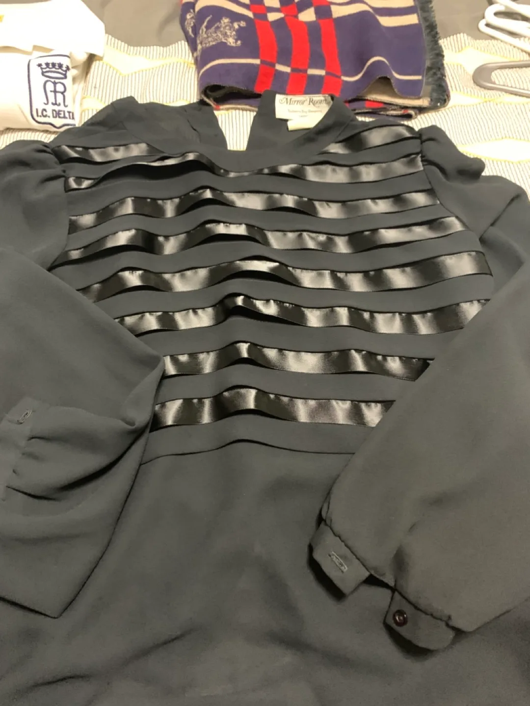 Mirror Room Hudson's Bay Black Blouse - Size 14 thumbnail