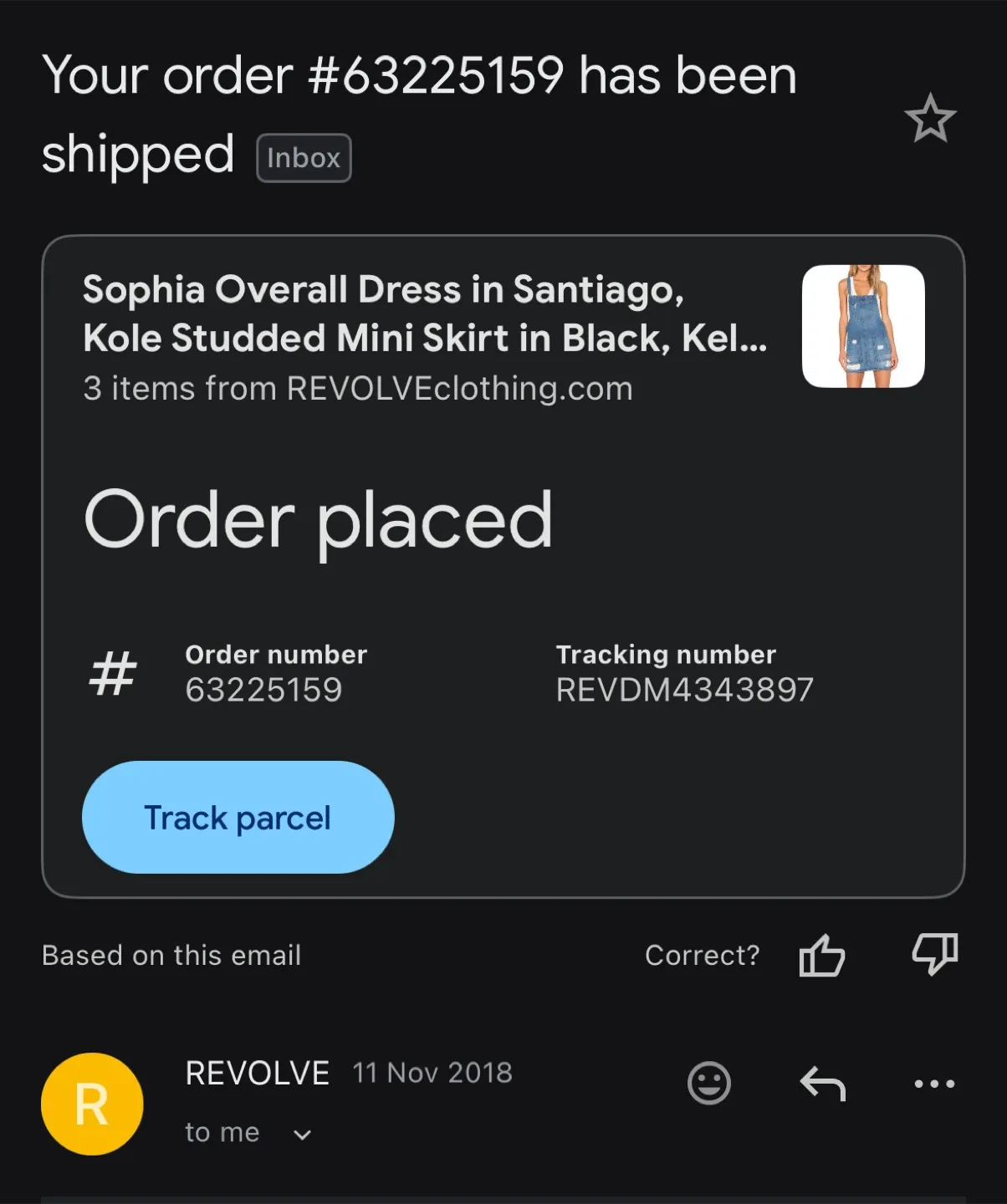 💙 Revolve- Tularosa Sophia Overall Dress - Size Small image indicator(3)