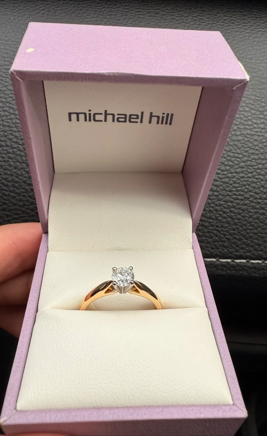 Michael Hill 14K Gold Diamond Ring thumbnail