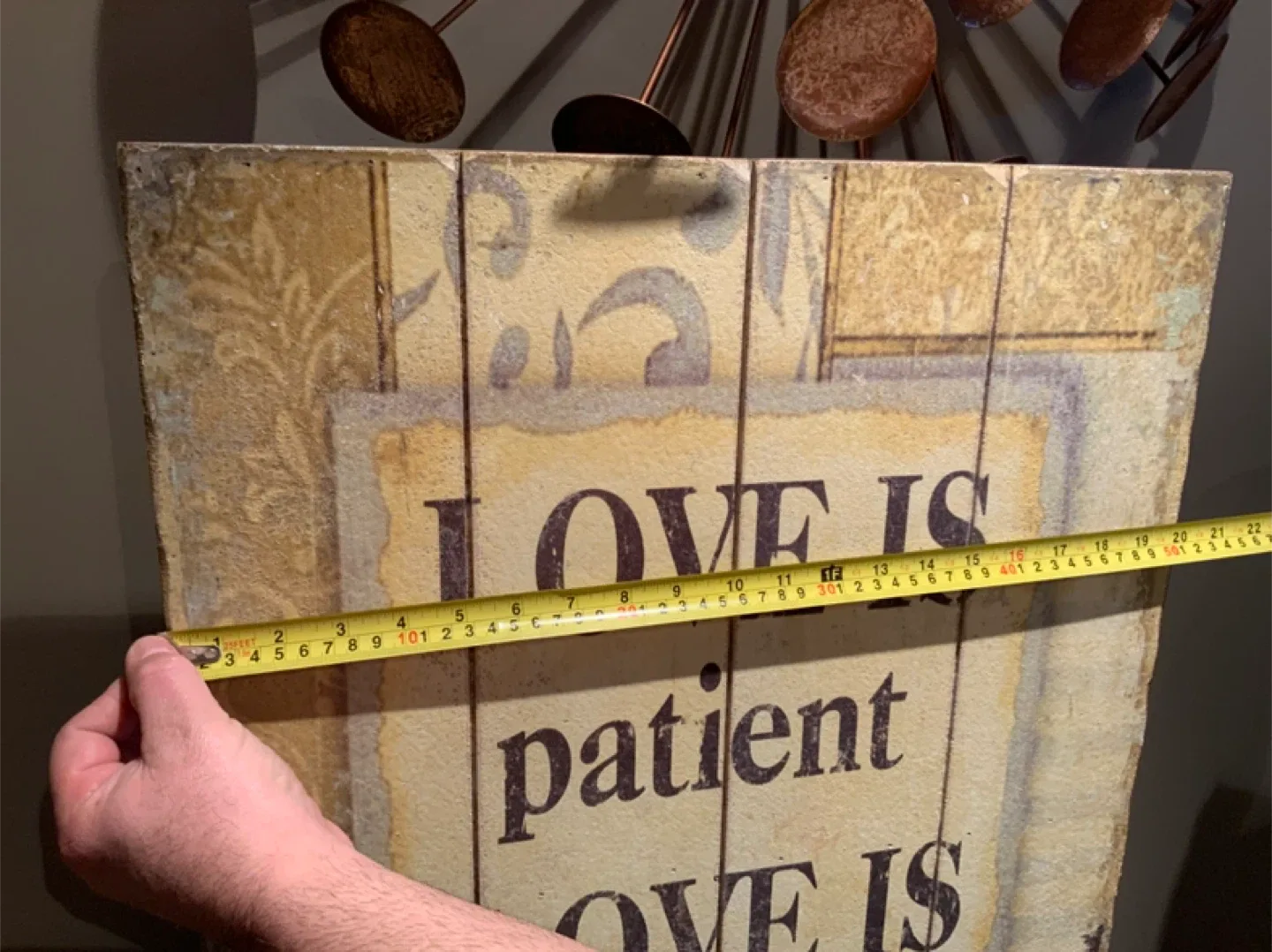 "Love is Patient" Wall Decor image indicator(3)