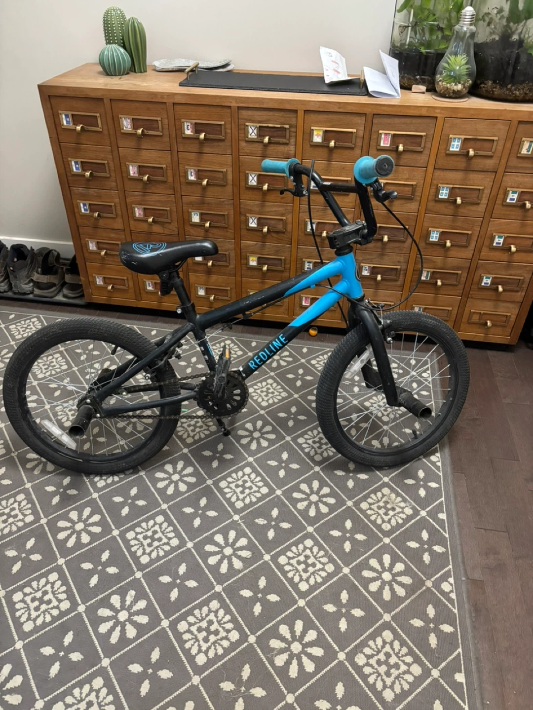 Redline BMX Bike - Black and Blue