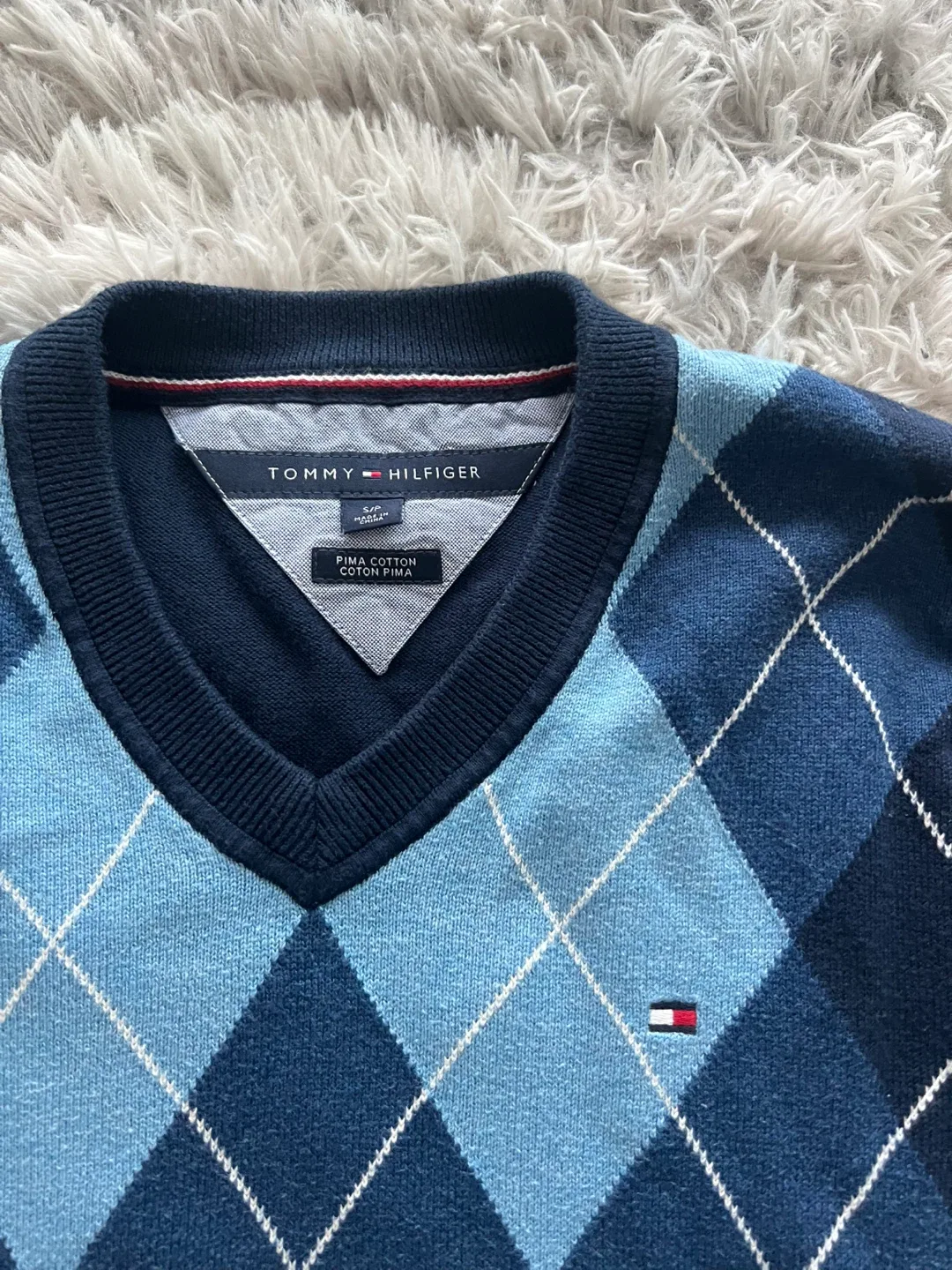 Tommy Hilfiger Argyle Sweater - Men's Medium image indicator(2)