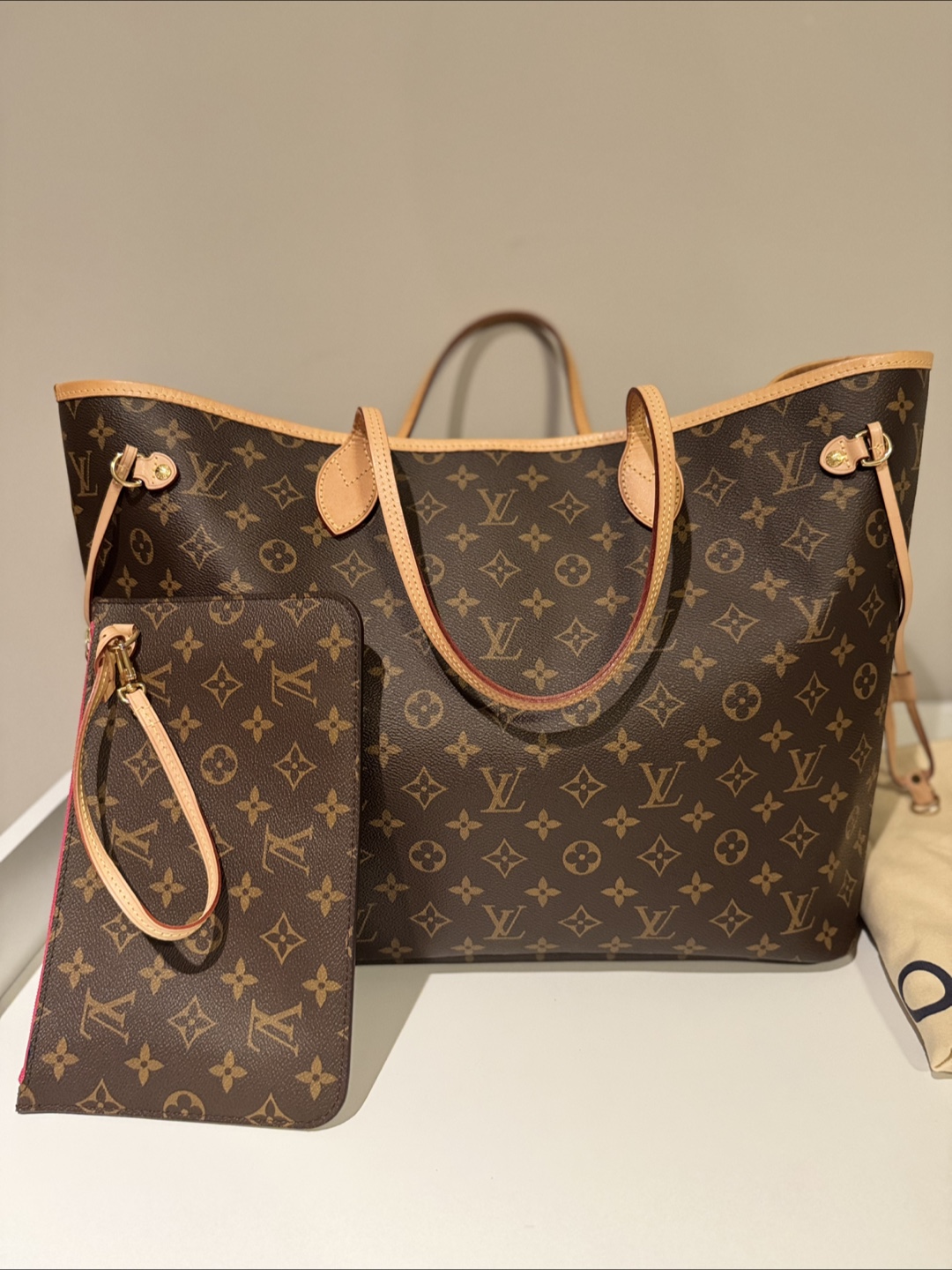 Louis Vuitton Neverfull MM Monogram Tote Bag
