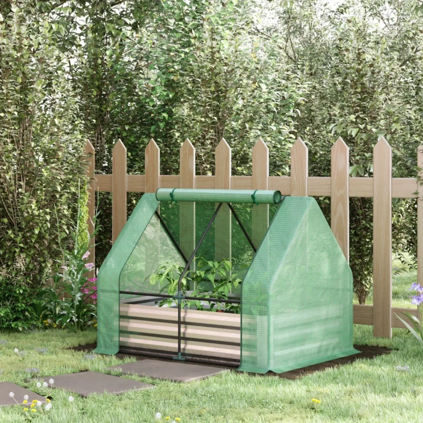 Greenhouse with Raised Garden Bed thumbnail