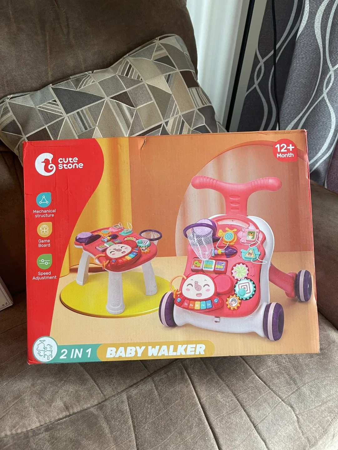 Cute Stone 2 in 1 Baby Walker - 12+ Months image indicator(6)
