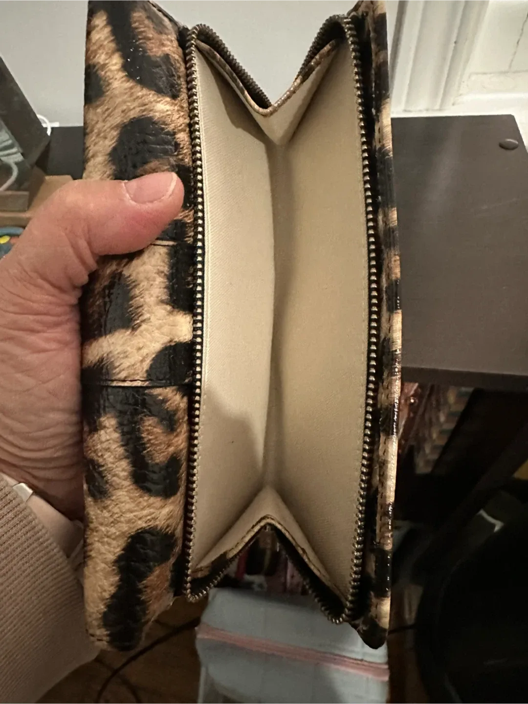 Leopard Print Handbag with Matching Wallet image indicator(7)