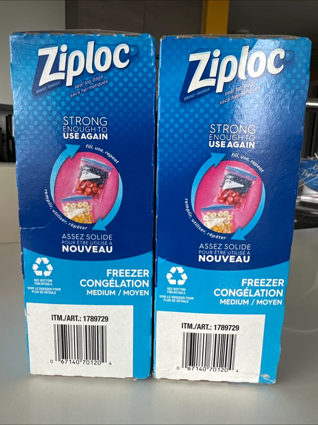 Ziploc Freezer Medium Bags - 2 Boxes image indicator(3)