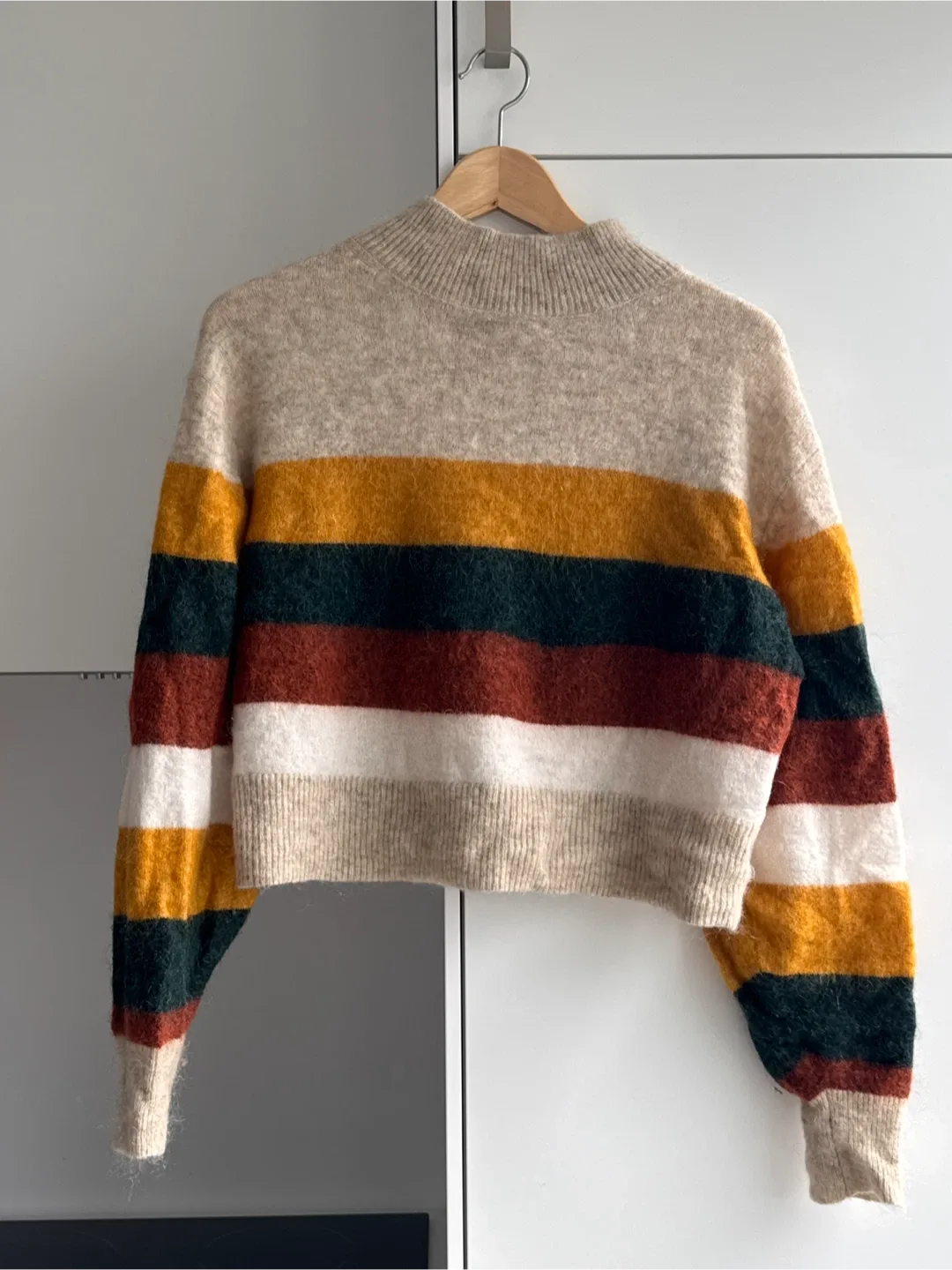 🧡💚 & Other Stories Los Angeles Atelier Striped Sweater - Size S thumbnail