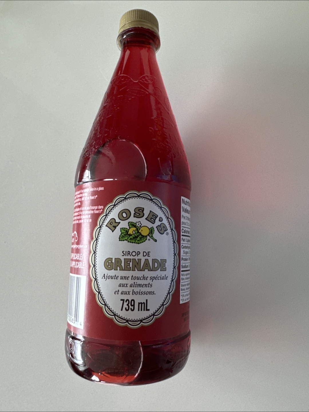 Rose's Grenadine Syrup - 739mL Bottle
