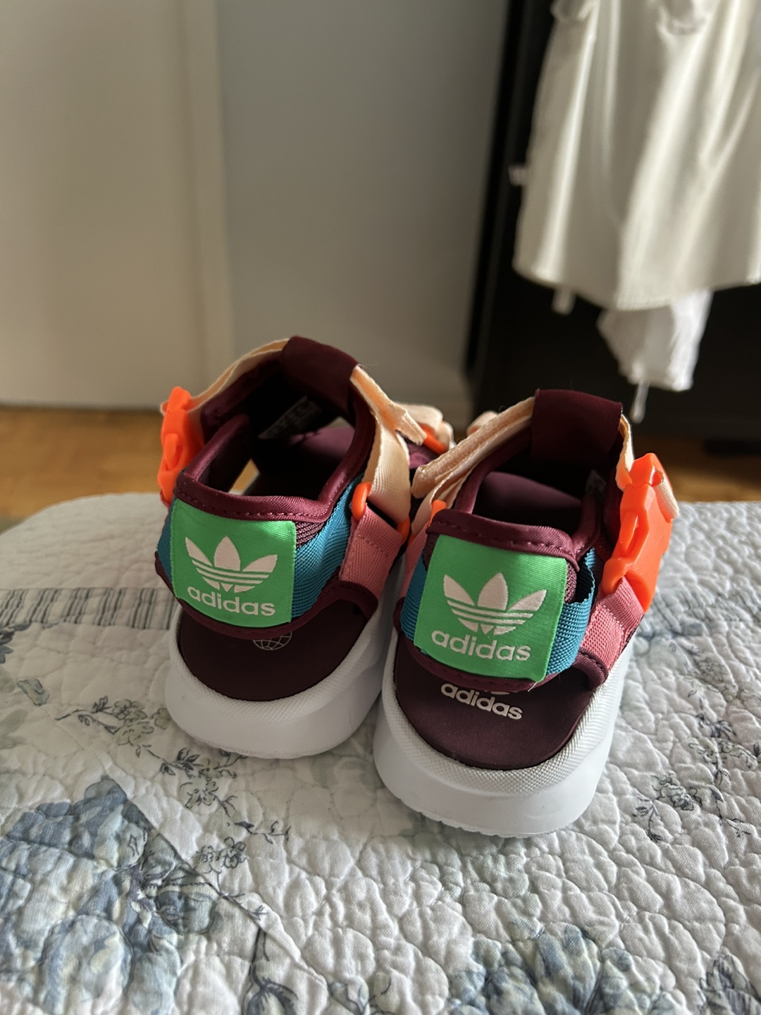 Adidas Adilette Burgundy Sandals. Brand new - photo 5