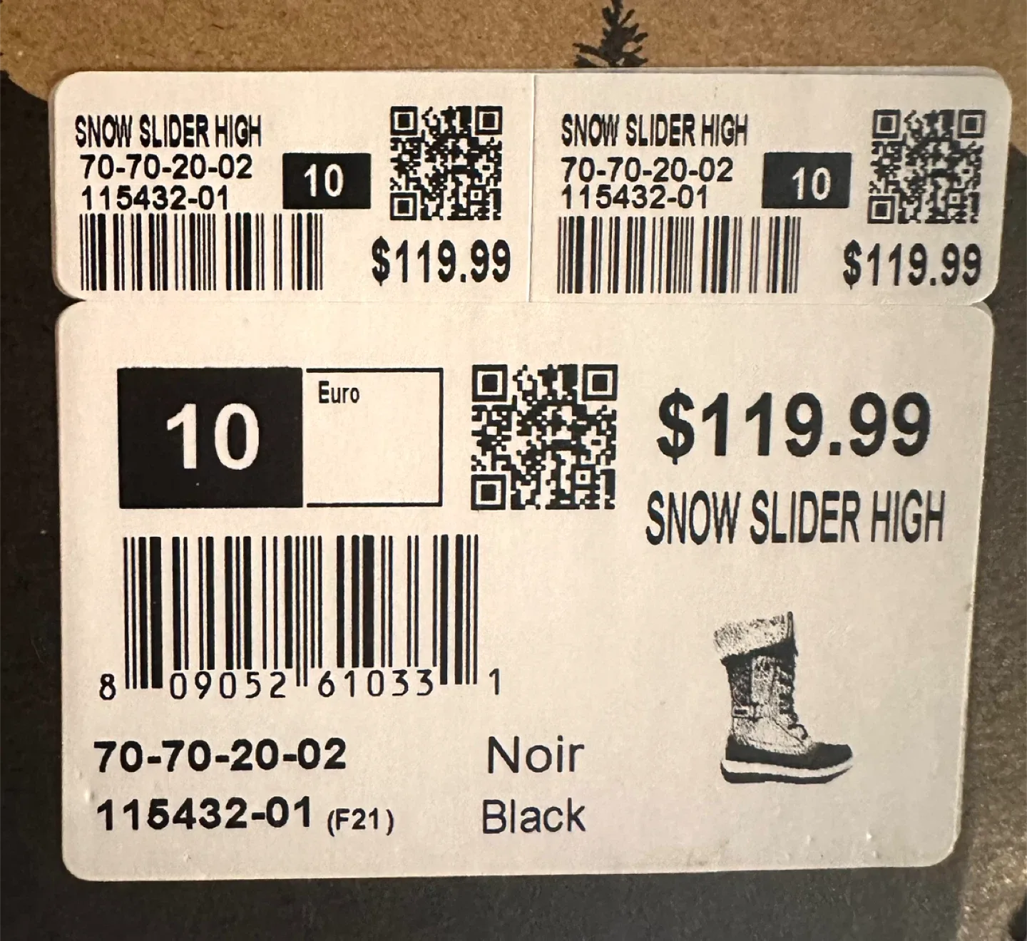 KONKRETE Winter Boots - Black Size 10 image indicator(9)