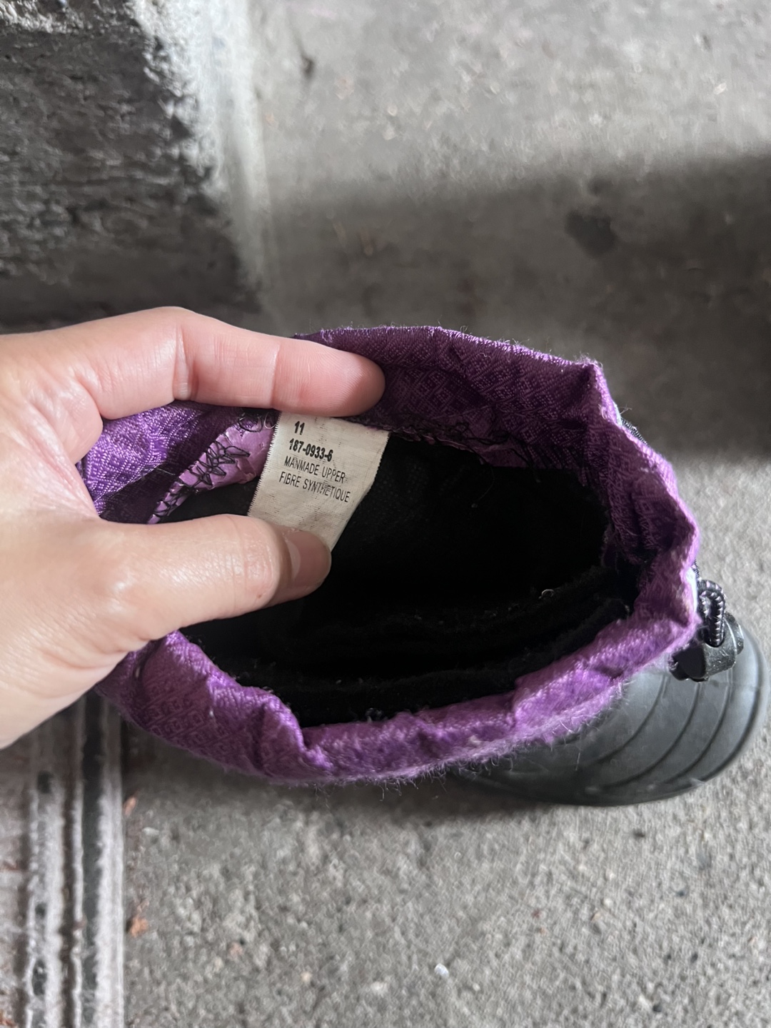 Purple Winter Boots - Size 11 - photo 2
