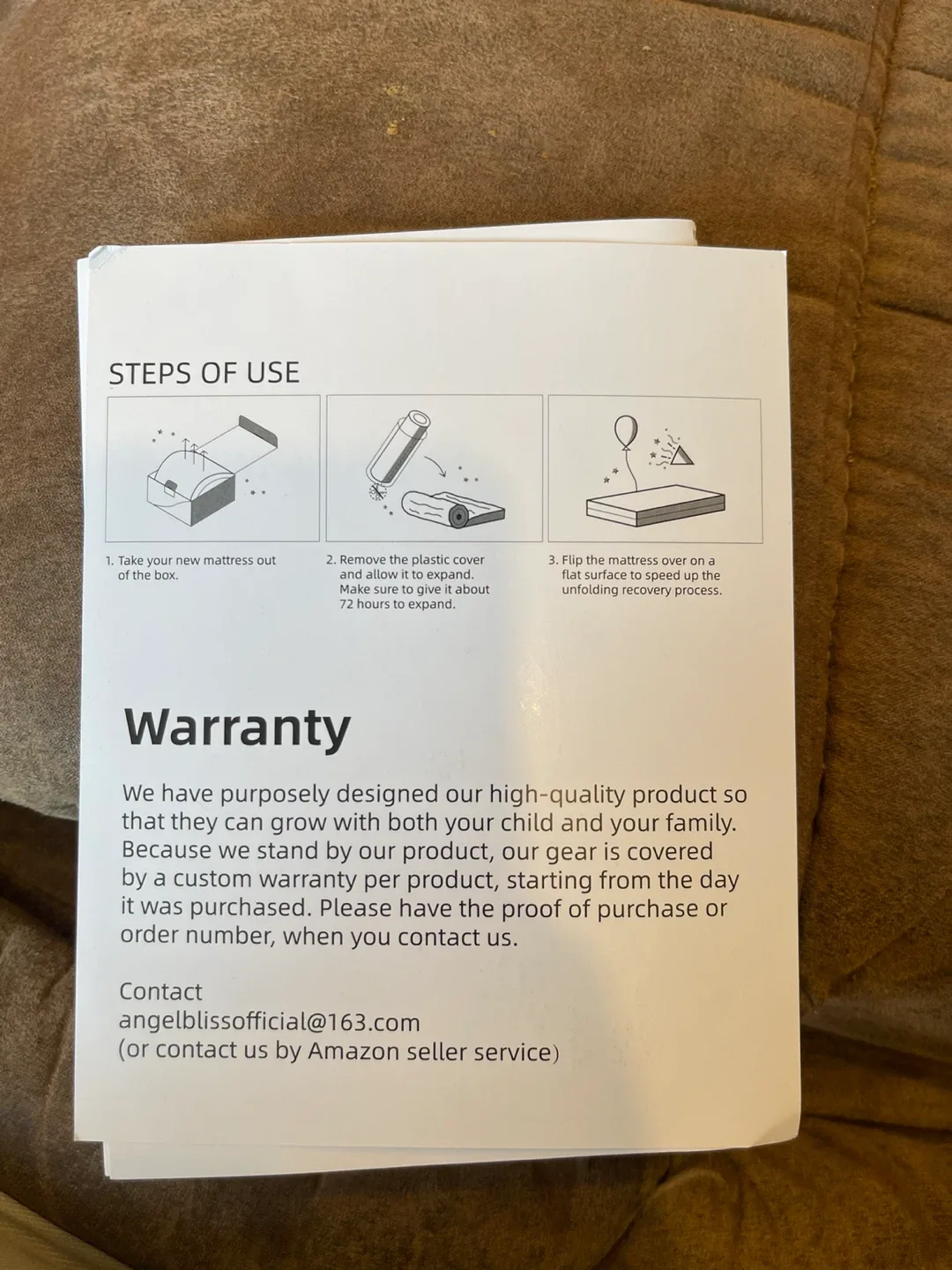 New ANGELBLISS Bassinet Mattress BM-01 image indicator(6)