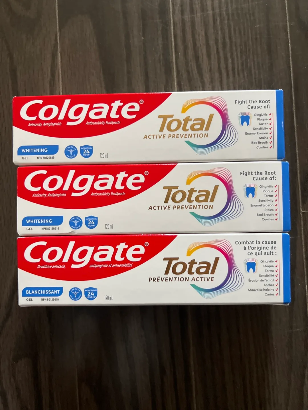 Colgate Total Active Prevention Whitening Toothpaste thumbnail