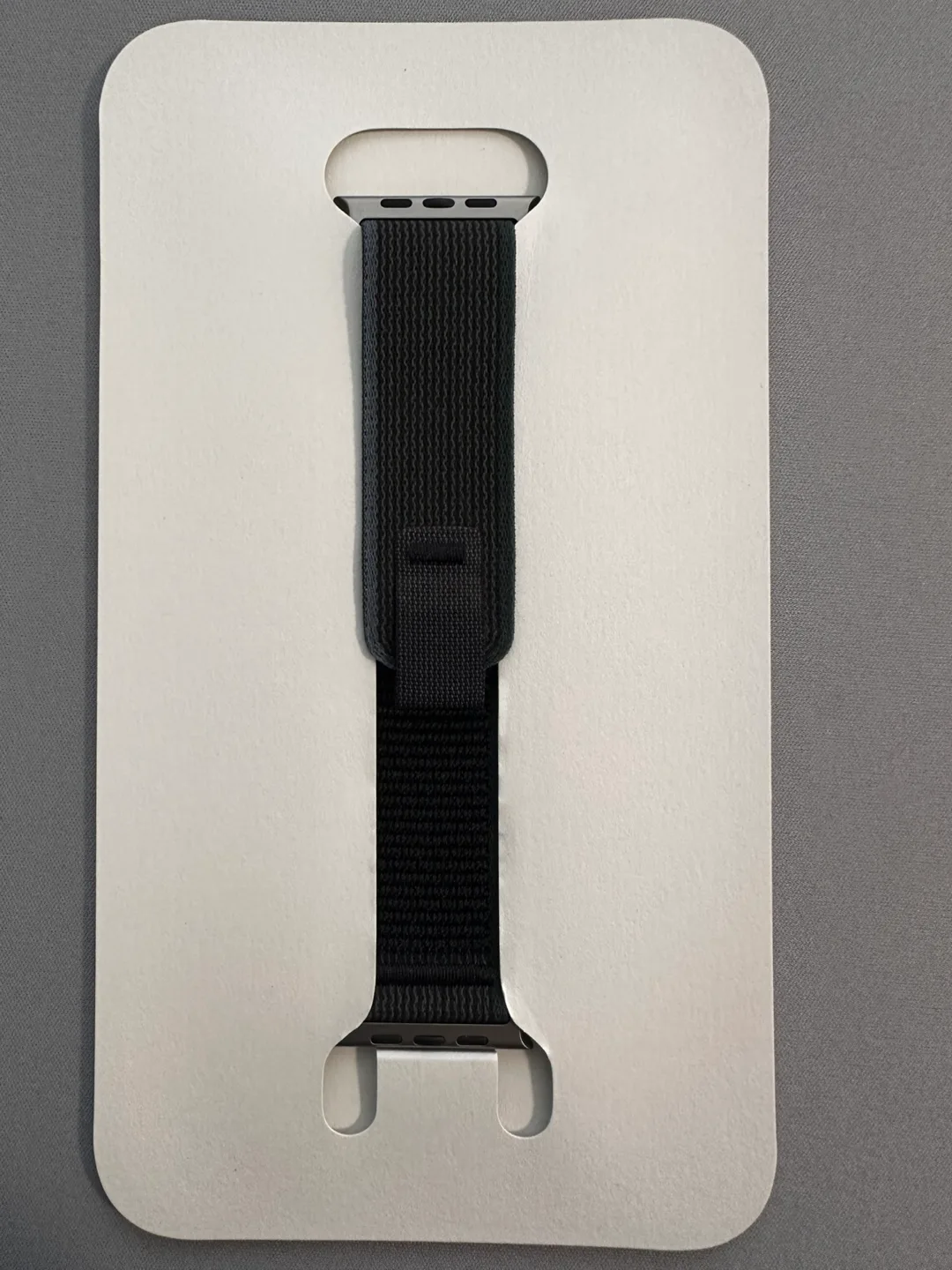 Black/Blue Apple Watch Trail Loop Band - S/M - New thumbnail