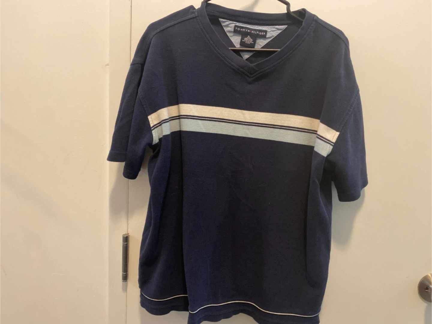 Tommy Hilfiger Blue V-Neck T-Shirt