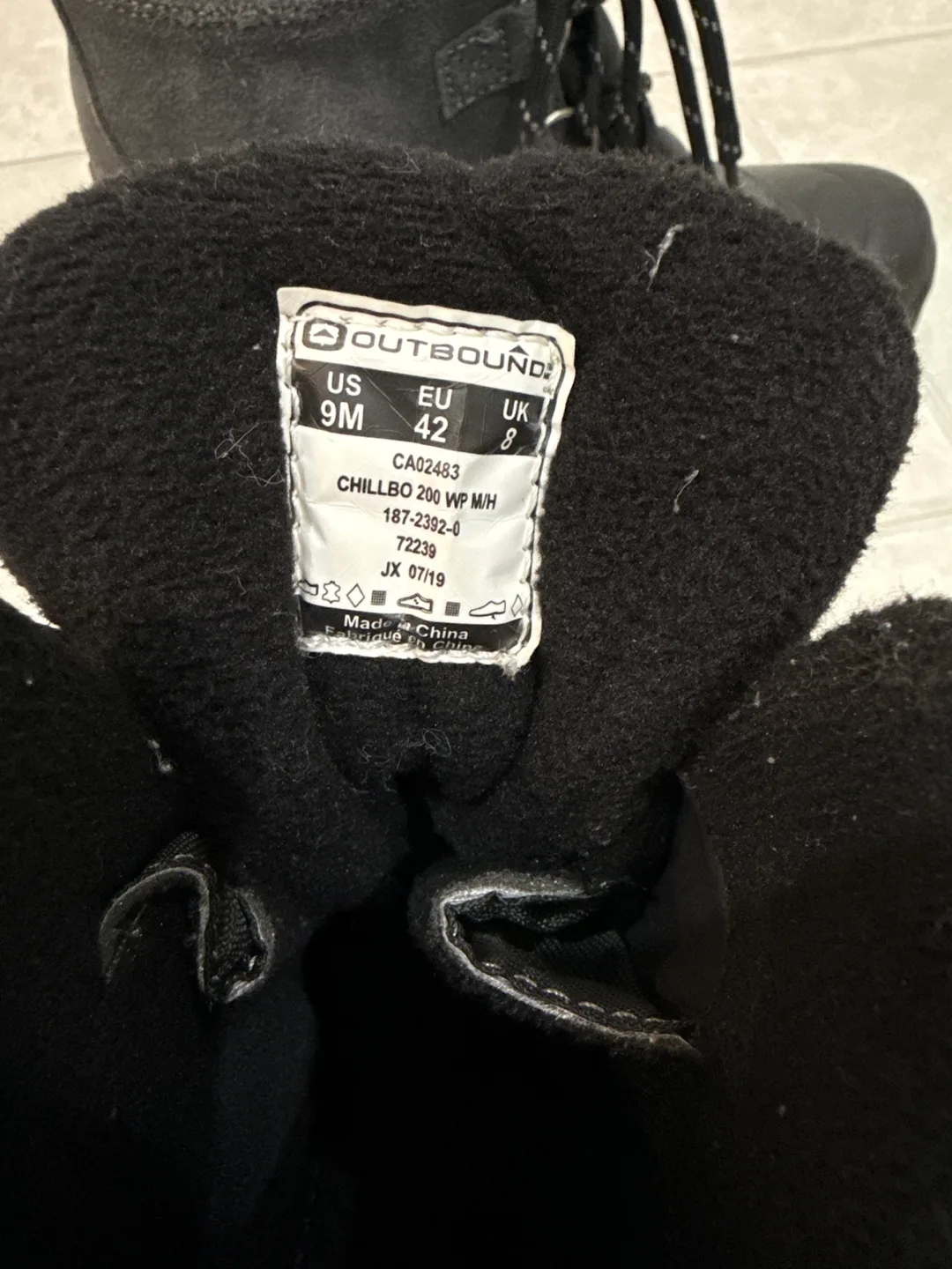 Outbound Chillo 200 WP/H Winter Boots - Size 9 image indicator(2)