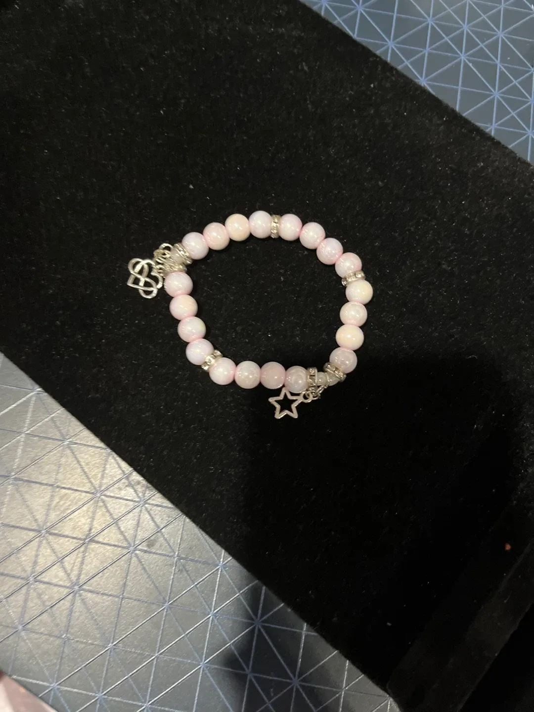 Pink Beaded Bracelet thumbnail