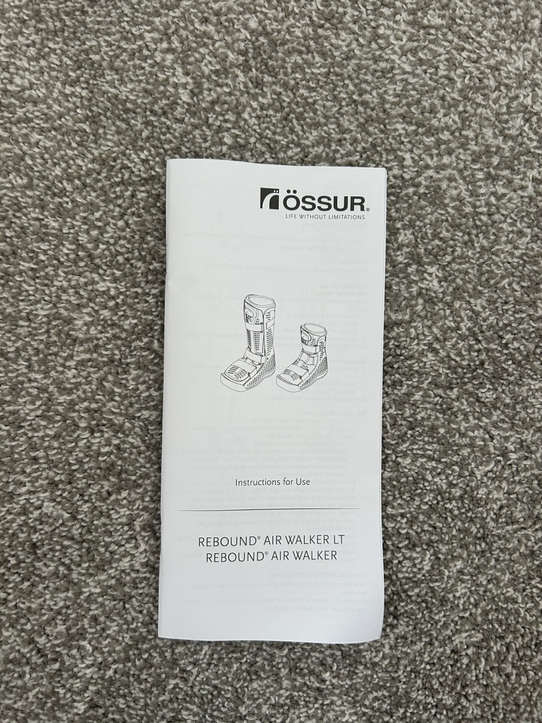 Össur Rebound Air Walker LT - Size Large - photo 2