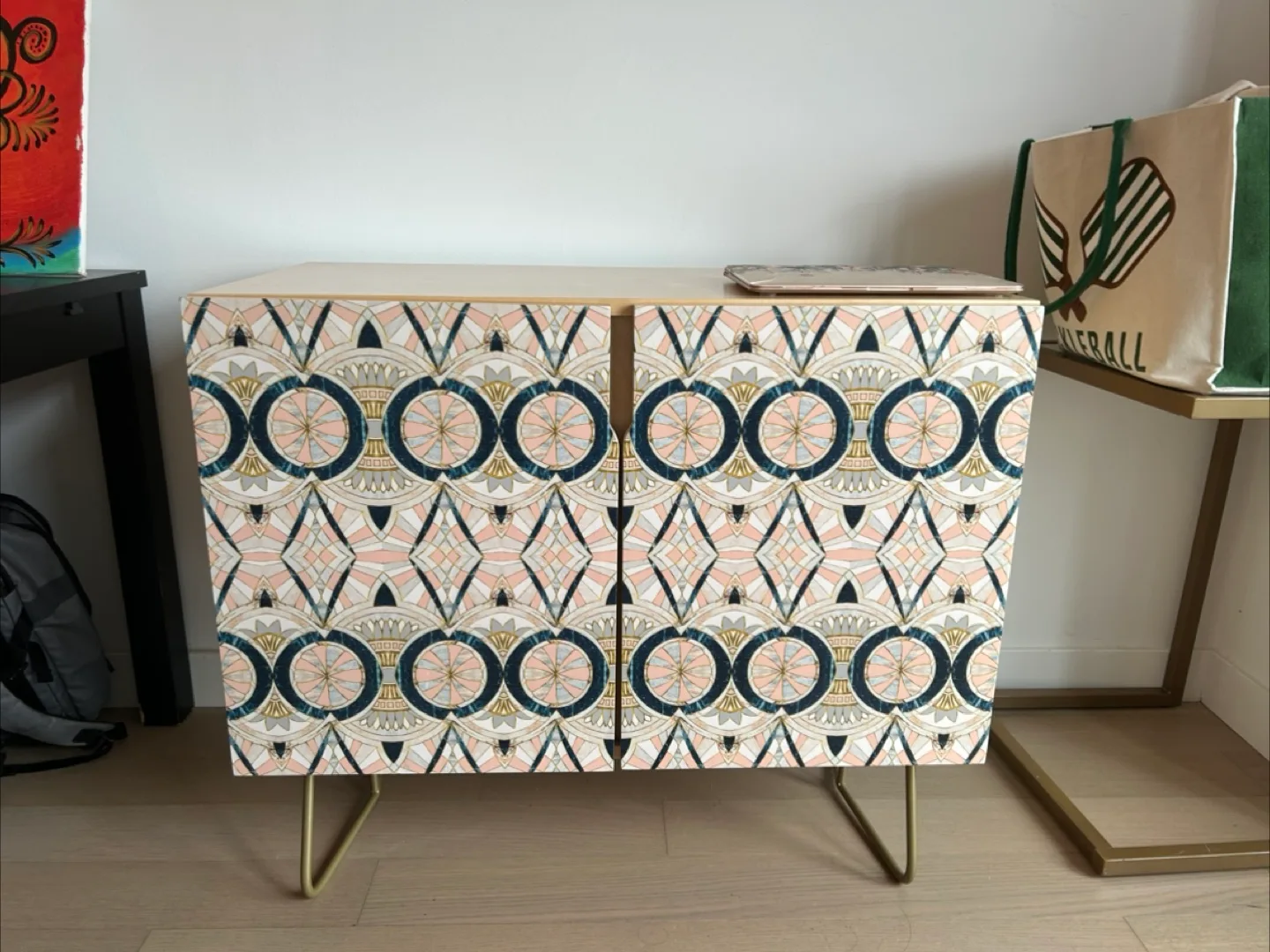 Orig. $1299 Credenza Cabinet sideboard artist design, LIC image indicator(3)