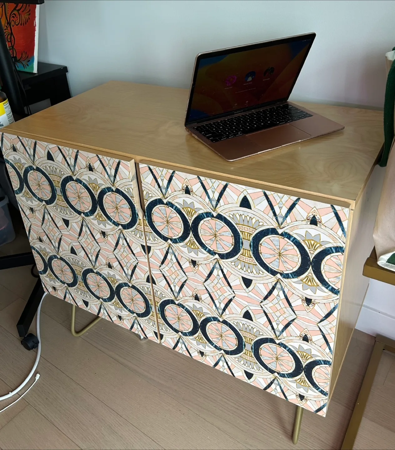 Orig. $1299 Credenza Cabinet sideboard artist design, LIC image indicator(7)