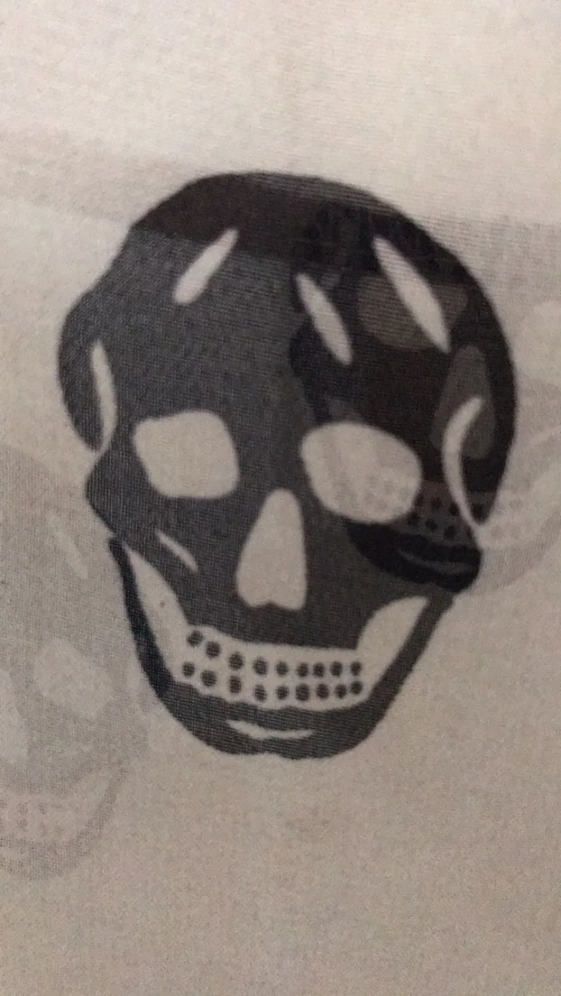 Halloween Skull blouse size small image indicator(6)