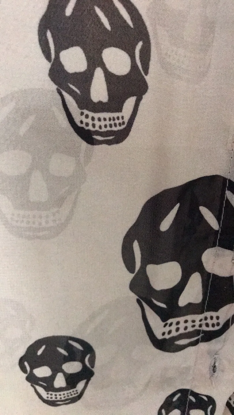 Halloween Skull blouse size small image indicator(7)