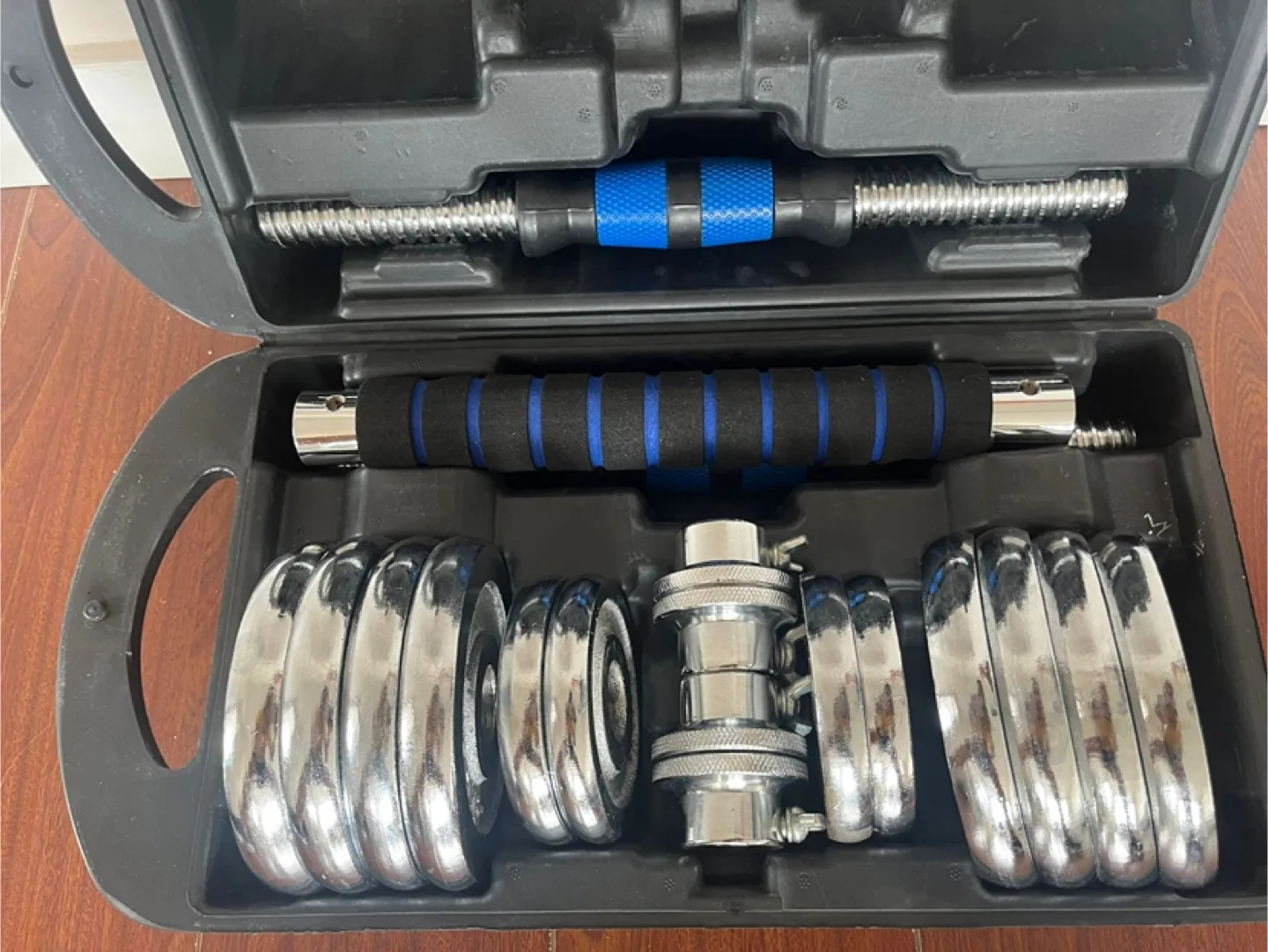 Dumbbell Sports 15KG Chrome Dumbbell Set